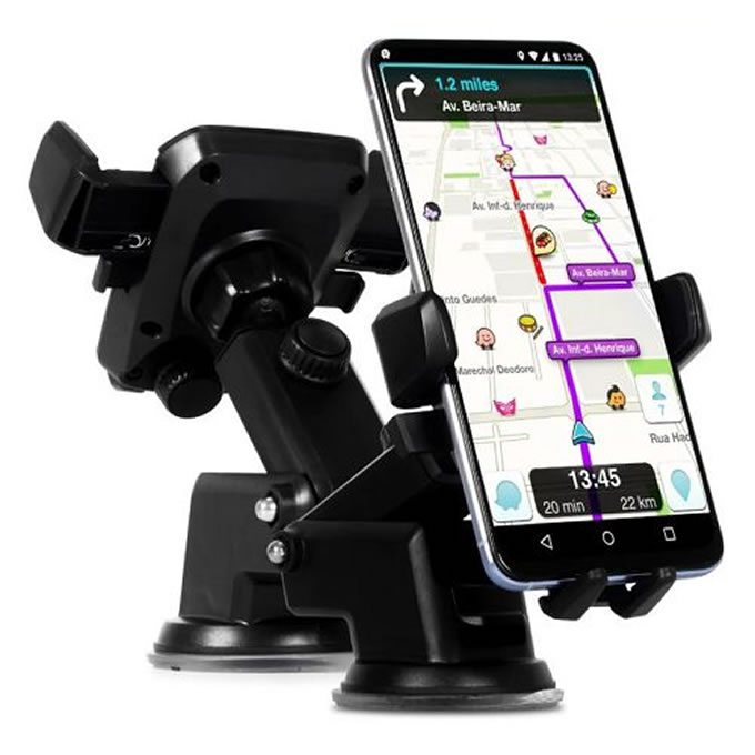 Suporte De Celular Para Carro Veicular Ketchup Preto - KTG-015