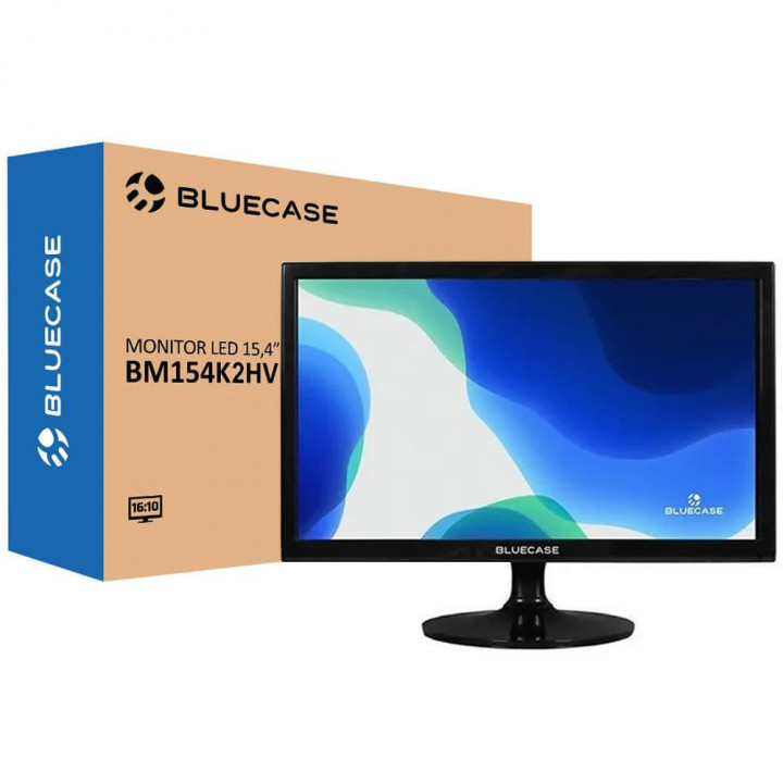 Monitor Bluecase 15.4" LED, HDMI/VGA, Preto - BM154K2HVW