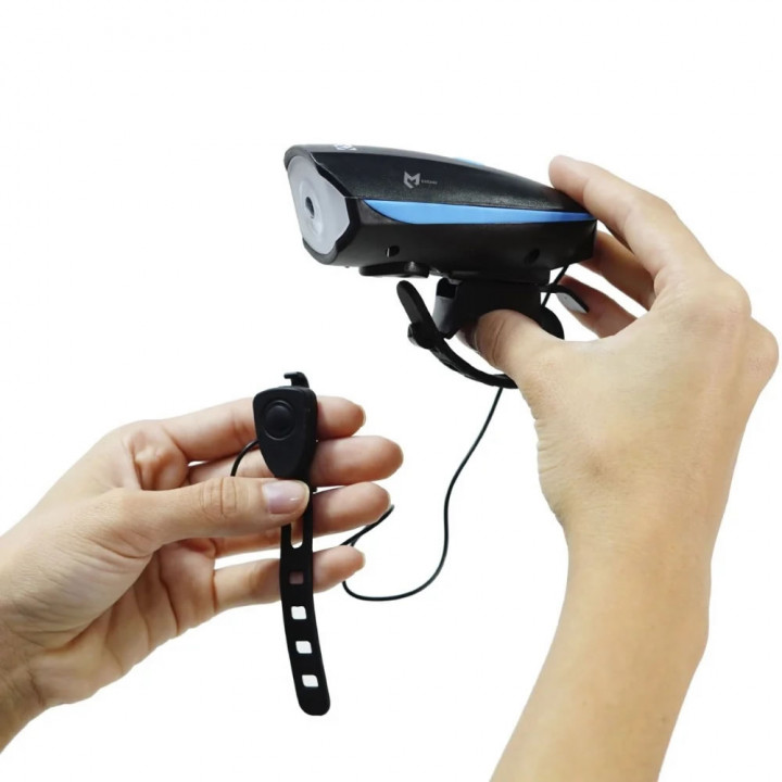 Farol Com Buzina Para Bicicleta Ketchup KT-BC205
