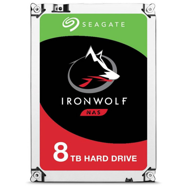HD Seagate IronWolf NAS, 8TB, 3.5", SATA - ST8000VN004