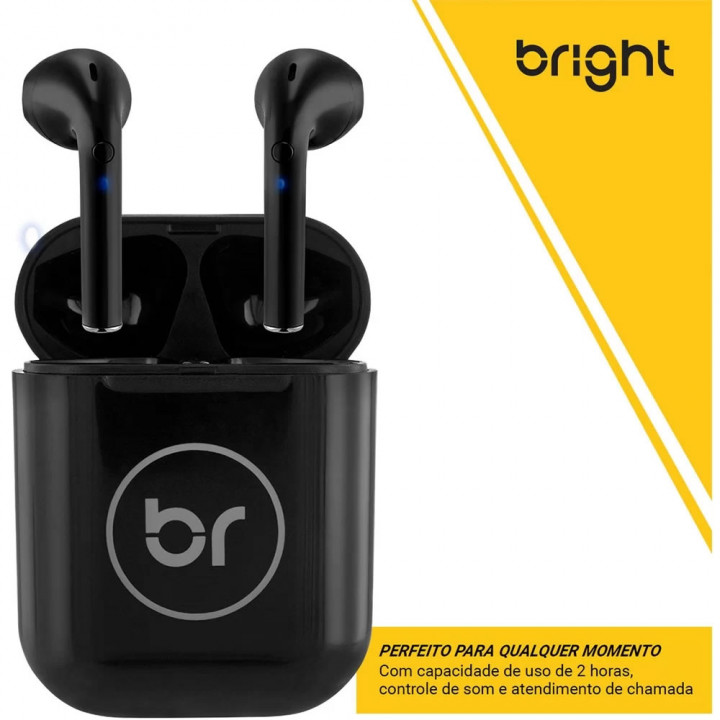 Fone de Ouvido Bluetooth Bright, Beatsound, Preto - FN564