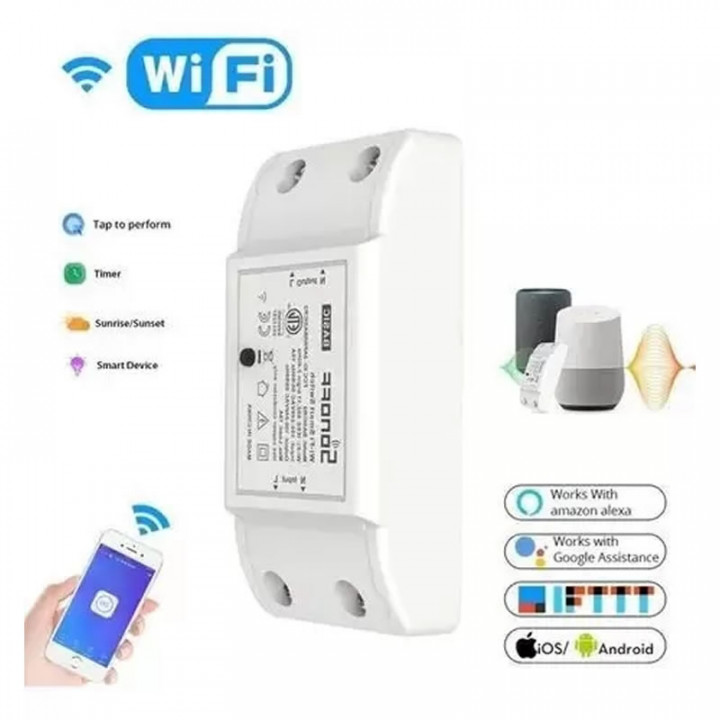 Interruptor Sonoff R2 Rf433 WiFi Para Automação Residencial