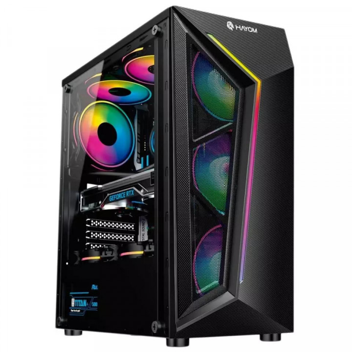 Computador Gamer AMD Ryzen 5 7600X 5.3GHz Max Turbo, Placa de Vídeo Geforce RTX 3060 12GB GDDR6, Memória 16GB DDR5 RGB, SSD 500GB NVMe, Fonte 600W Real