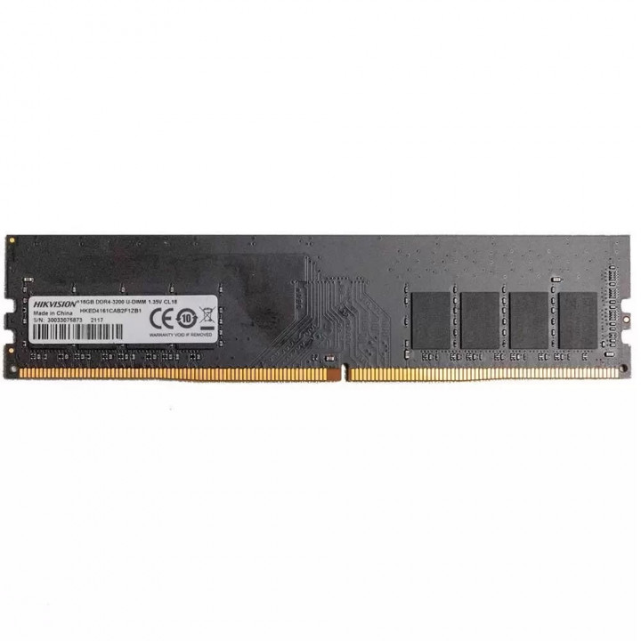 Memória Hikvision 16GB DDR4 3200Mhz U1 - HKED4161CAB2F1ZB1
