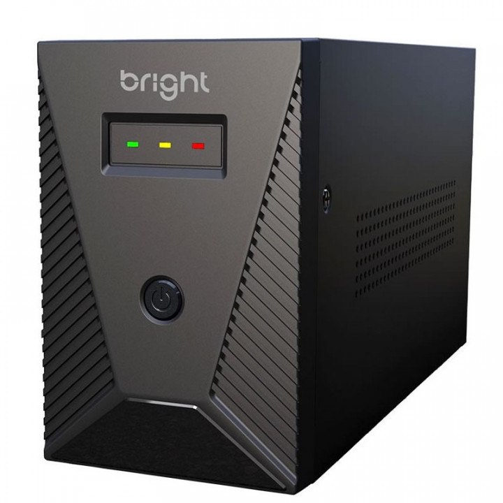 Nobreak Bright 600VA, 3 Tomadas, Bivolt, Preto - NB001