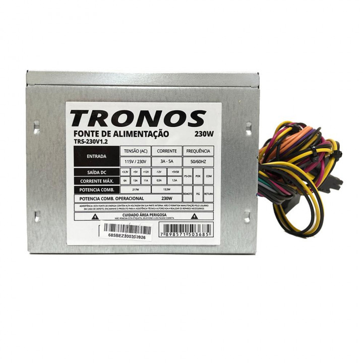 Gabinete Brazil Pc 130matx, Com Fonte 230w, Preto - BPC-130MATX