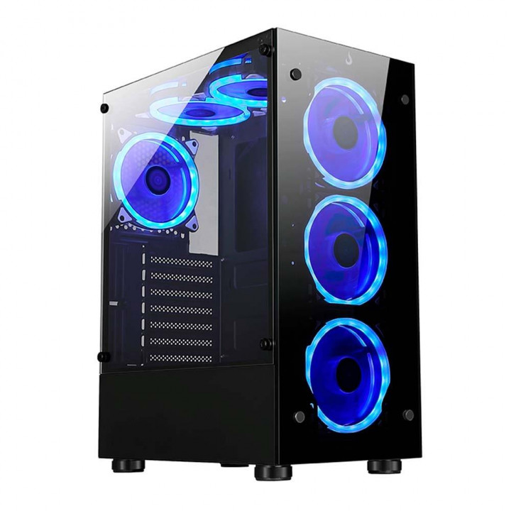 Computador Gamer, Intel 12º geração Core i3-12100F LGA1700, Placa de Vídeo GTX 1050TI 4GB GDDR5, Memória 8GB DDR4, SSD 240GB, Fonte 550W Real
