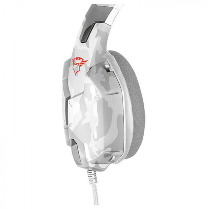 Headset Gamer Trust GXT 322W Carus Snow Camo, Branco - 20864