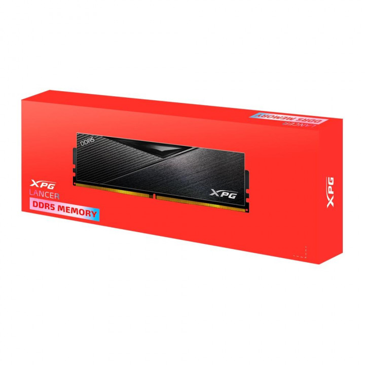 Memória Lancer XPG, 16GB, 5200MHz, DDR5, CL38, Preto - AX5U5200C3816G-CLABK