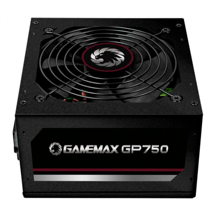 Fonte Gamemax, 750W, 80 Plus Bronze, PFC Ativo, Preto - GP750