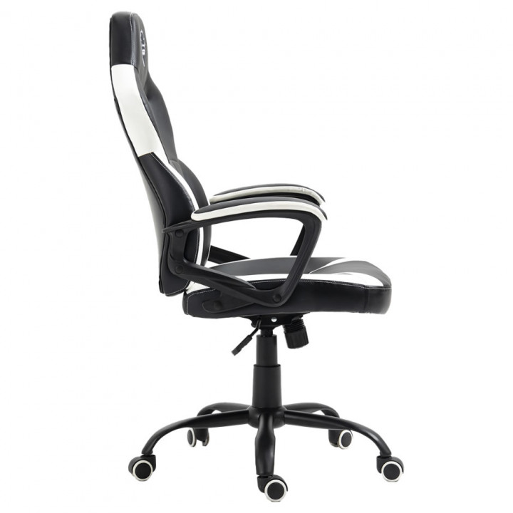 Cadeira Gamer Ninja Jiraya, Preto e Branco