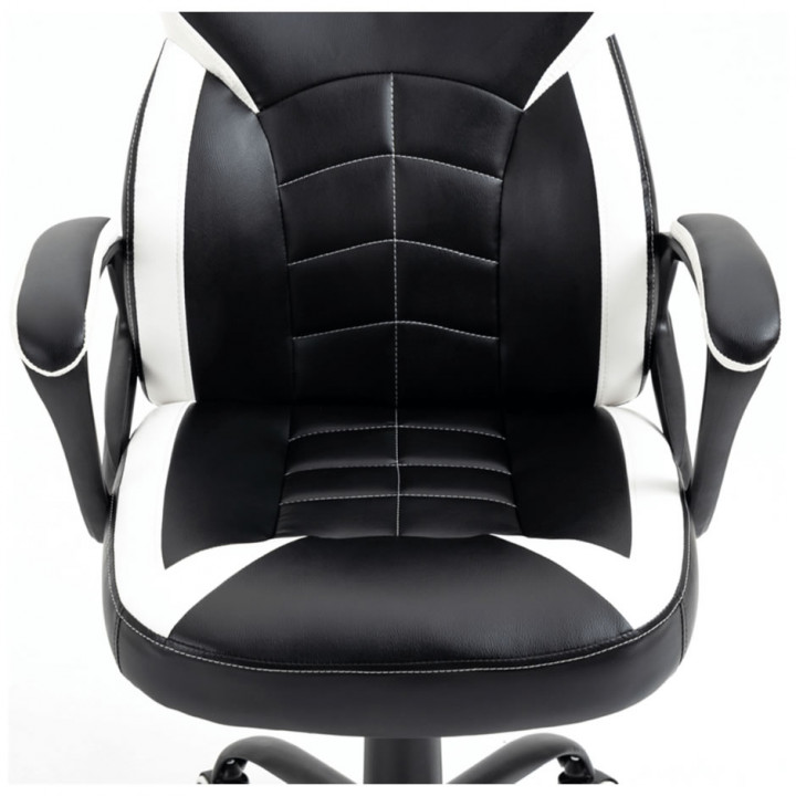 Cadeira Gamer Ninja Jiraya, Preto e Branco