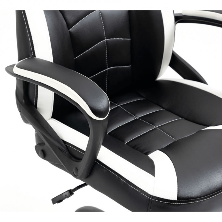 Cadeira Gamer Ninja Jiraya, Preto e Branco