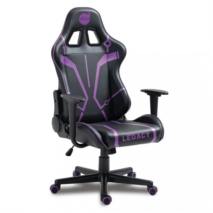 Cadeira Gamer Dazz Legacy, Series, Preto/Roxo - 62000143