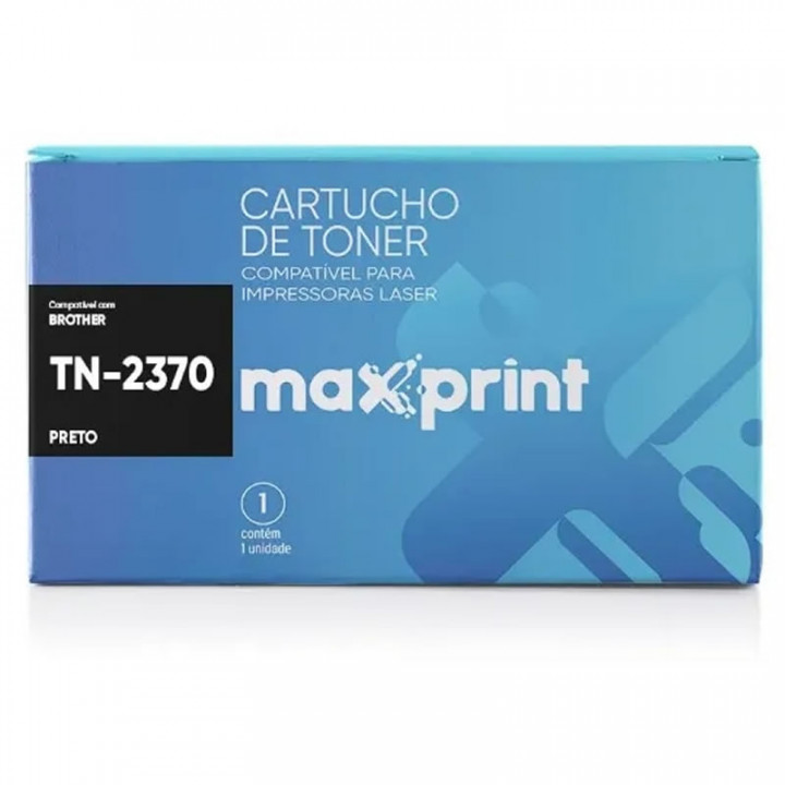 Toner Maxprint Compativel Com Brother TN-2370 Preto - 5613911