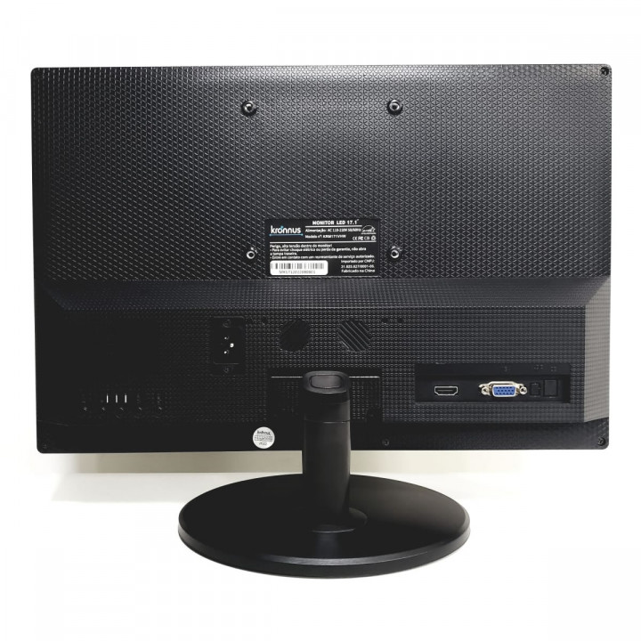 Monitor Kronnus 17" LED, HDMI, Preto - KRM17VHW
