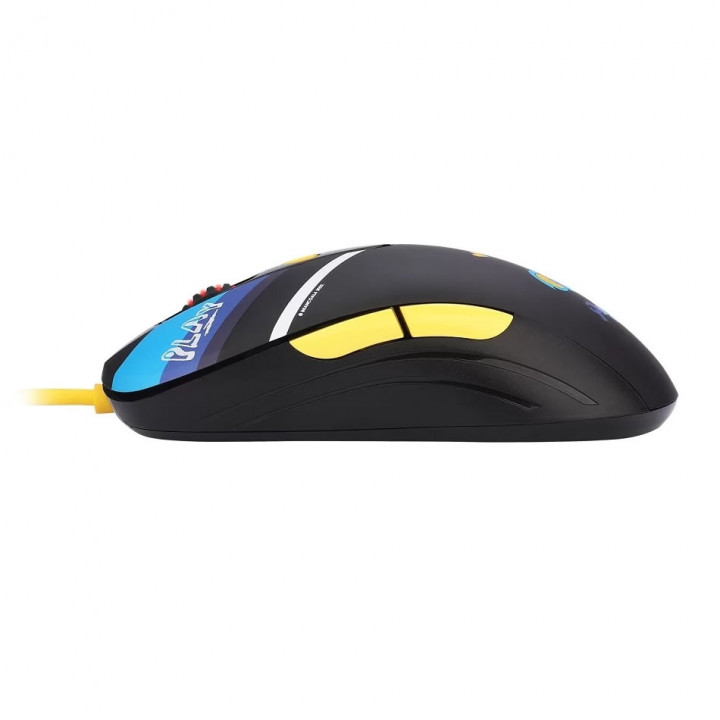 Mouse Gamer Redragon Brancoala B703, 5 Botões, 7200DPI, Preto- B703