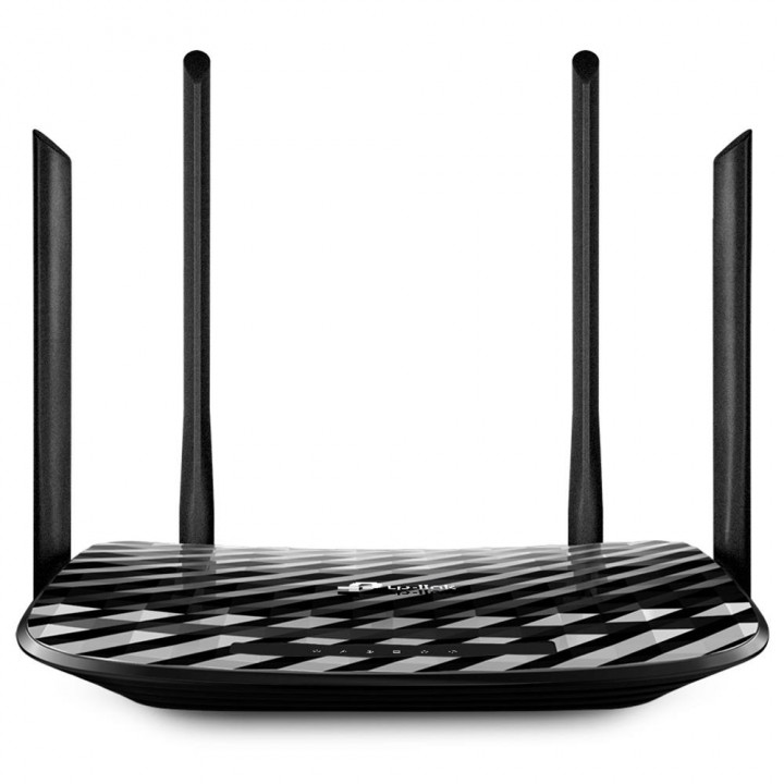 Roteador TP-Link Wi-Fi MU-MIMO AC1300, Gigabit 1267Mbps, Dual-Band, 4 Antenas, Preto - EC225-G5 (BR)