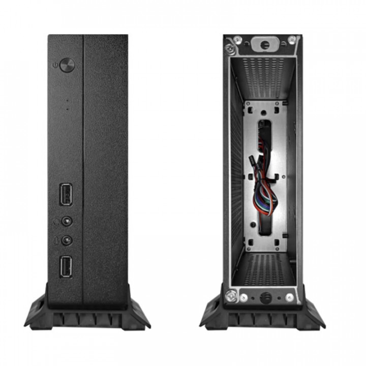 Gabinete K-Mex Mini Itx GI-228E, Com Placa Conversora e Adaptador Externo 60w, Preto - GI228EKD0010B0X