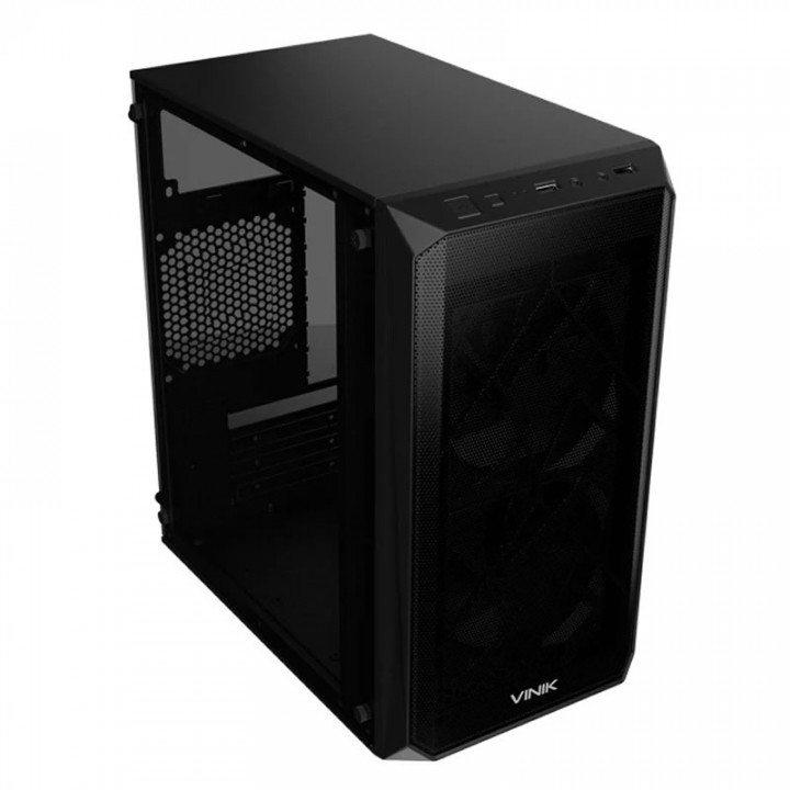 Gabinete Gamer VINIK Dart, Lateral Acrilico PRETO - GGDACBK