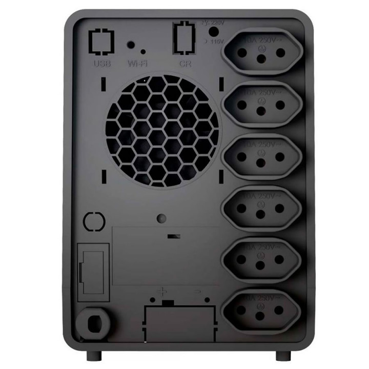 Nobreak SMS Lite, 1200VA, 6 Tomadas, Bivolt/115v, Preto - 0029205