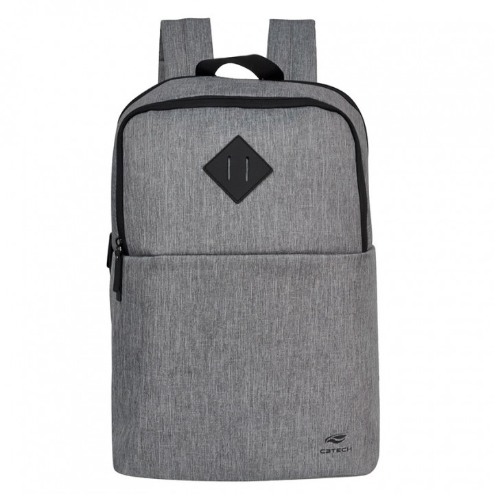 Mochila Para Notebook 15,6" C3Tech, Cinza - MC-40GY