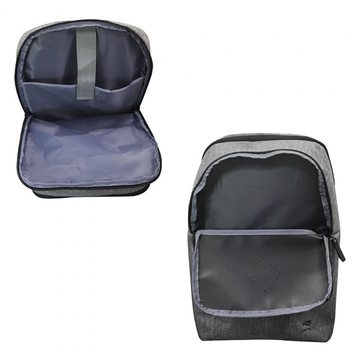 Mochila Para Notebook 15,6" C3Tech, Cinza - MC-40GY