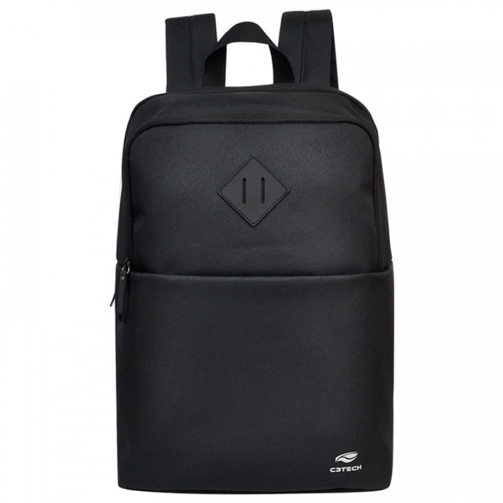 Mochila Para Notebook 15,6" C3Tech, Preto - MC-40BK