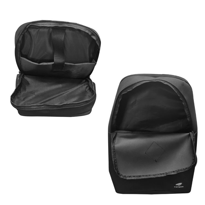 Mochila Para Notebook 15,6" C3Tech, Preto - MC-40BK