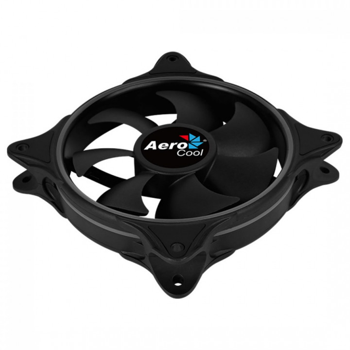 Cooler FAN AEROCOOL Eclipse 12, 120x120x25mm, ARGB, Preto - 68540