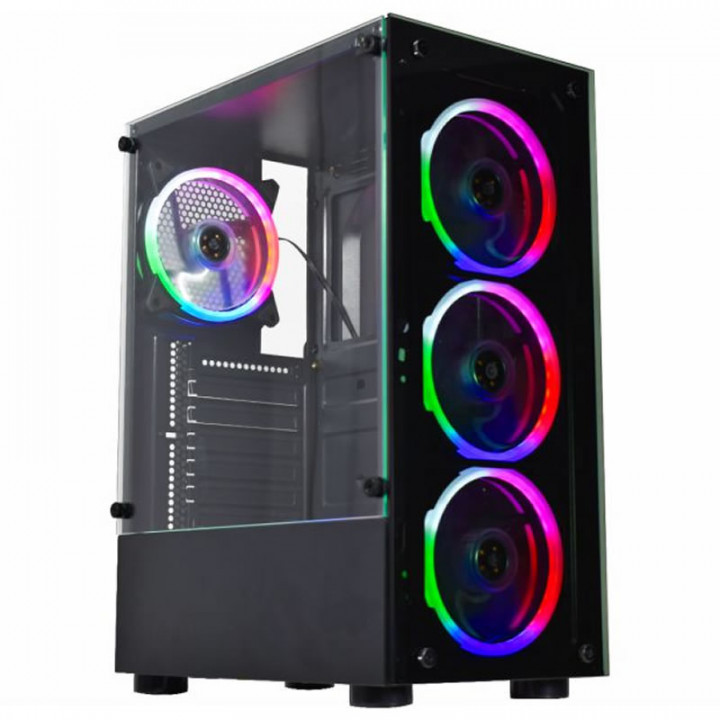 Computador Gamer, Intel 12ª Geração Core i5-12400F 2.5GHz (4.4GHz Turbo), Placa de Vídeo RX 550 2GB GDDR5, 128Bit, Memória 8GB DDR4, SSD 240GB, Fonte 550W Real