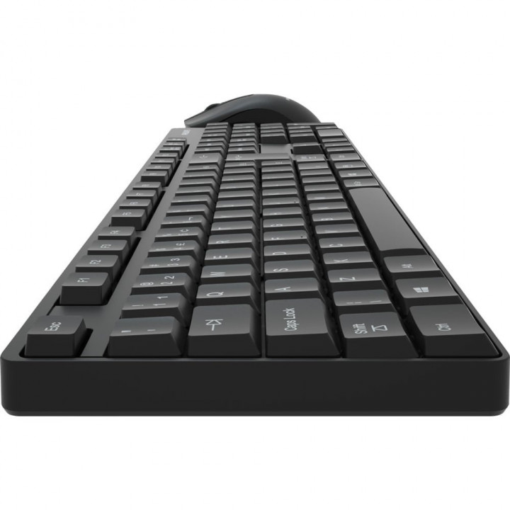 Kit Teclado e Mouse Sem Fio Philips, Wireless, Preto - SPT6501B