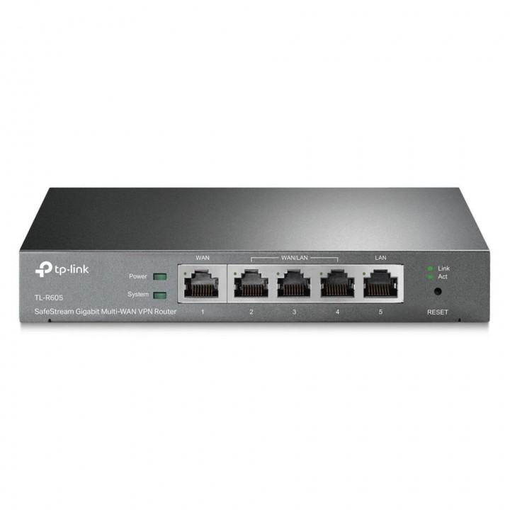 Roteador TP-Link VPN, Multi-Wan Gigabit, Preto - TL-ER605 SMB (VER 2.0)
