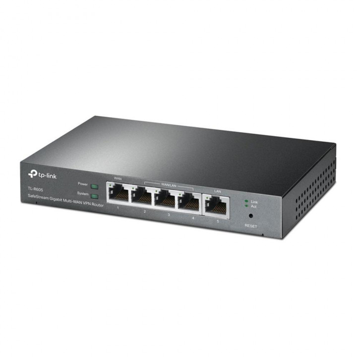 Roteador TP-Link VPN, Multi-Wan Gigabit, Preto - TL-ER605 SMB (VER 2.0)