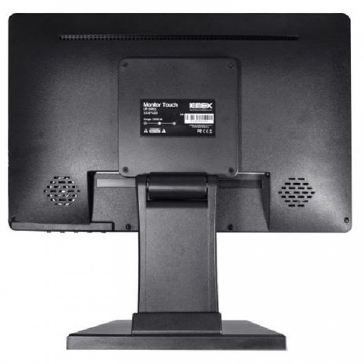 Monitor Touch Screen 15.6" LCD K-Mex LP-16S1, VGA/HDMI, VESA, Preto - LP16S1XP001CB0X