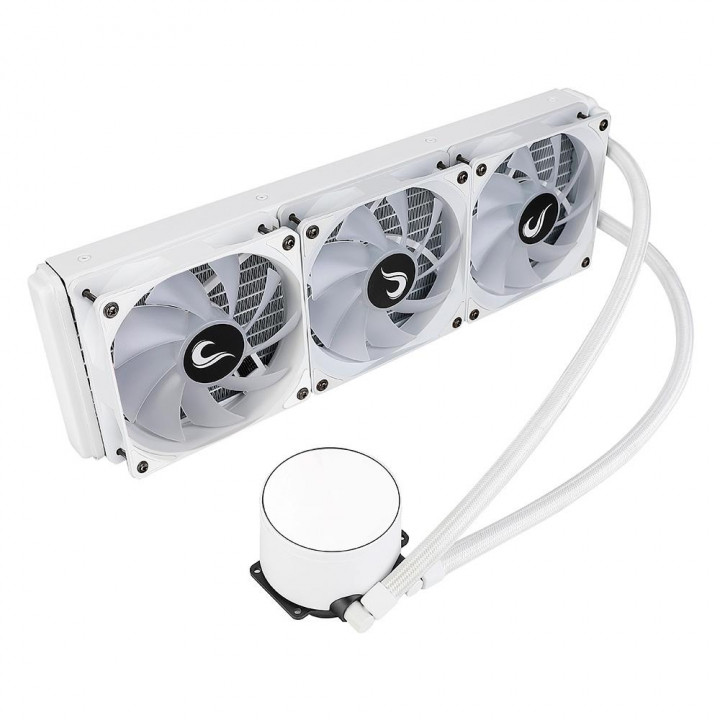 Water Cooler Gamer Rise Mode Frost, RGB, Intel e AMD, 360mm, Branco - RM-WCF-04-RGB