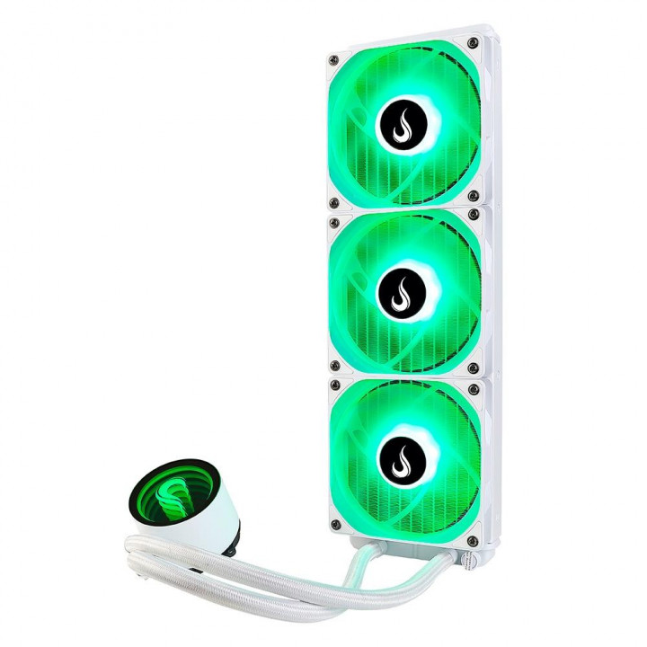 Water Cooler Gamer Rise Mode Frost, RGB, Intel e AMD, 360mm, Branco - RM-WCF-04-RGB