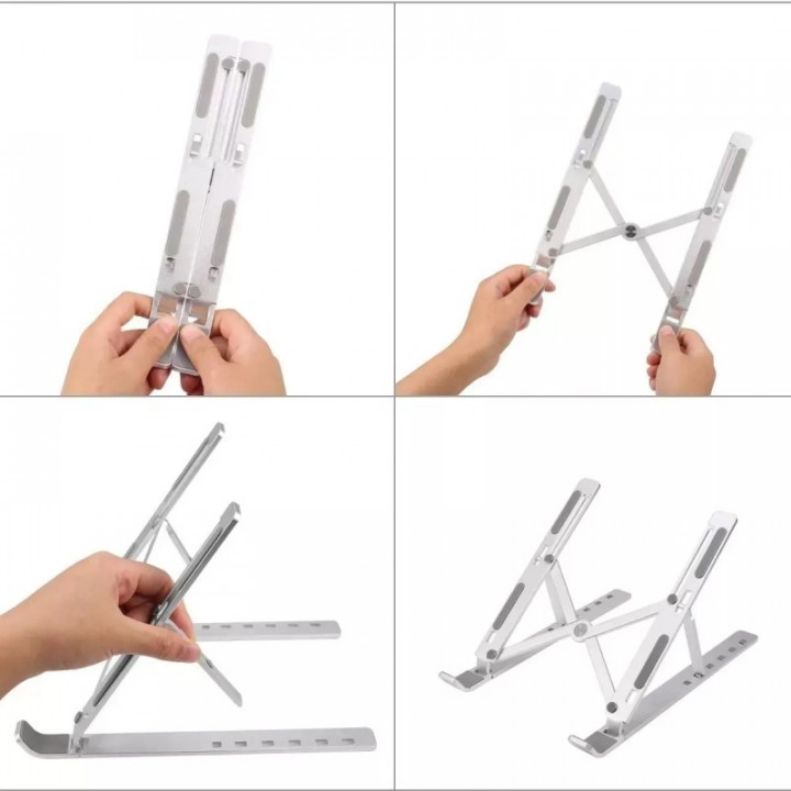 Base Para Notebook NB, Regulável, Com 6 Níveis de Altura, Ajuste Dobrável, Alumínio - BS-010 SUP0120 SUP-9420