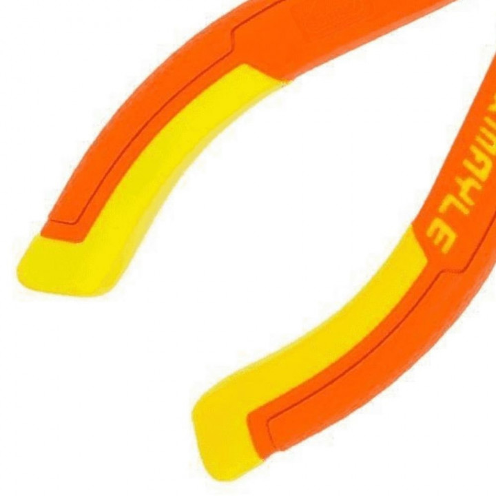 Alicate de Bico Meia Cana 6" Mayle, Isolado, Laranja - 119241M