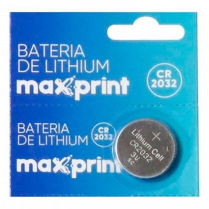Pilha Para Placa Mãe Maxprint, Unidade, Lithium, CR2032 - 758604