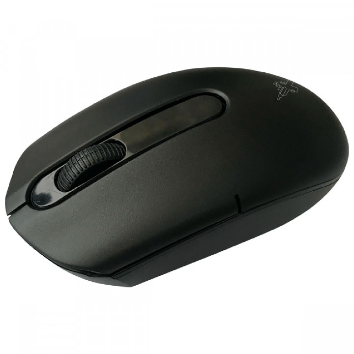 Mouse Ergon Maxprint, 3 Botões, 1200DPI, USB, Preto - 60000138