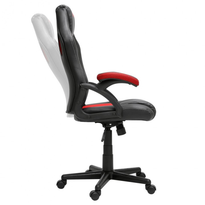 Cadeira Gamer Bright 03, Preto e Vermelho - 0602