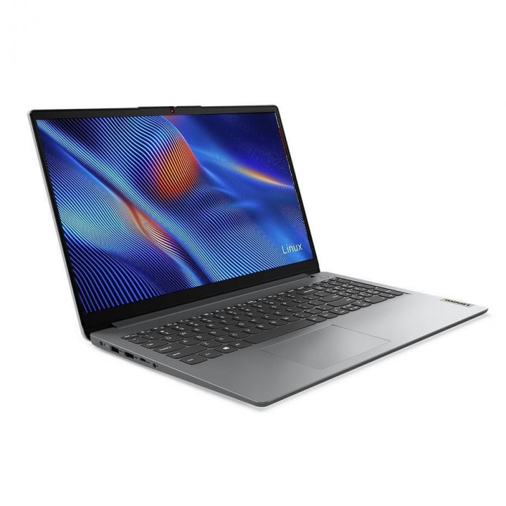 Notebook Lenovo Ultrafino IdeaPad 1 Ryzen 3-7320U, 4GB, SSD 256GB, AMD Radeon 610M, 15.6" HD, Linux, Cinza - 82X5S00600