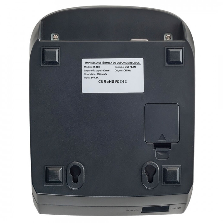 Impressora Térmica C3Tech, Não Fiscal, Com Guilhotina, USB, Serial, Ethernet - IT-100