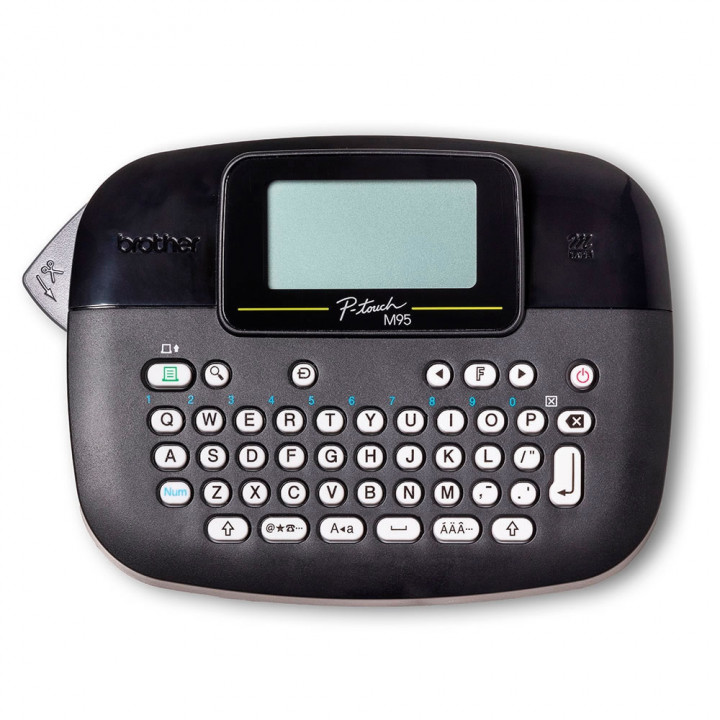 Rotulador Eletrônico Etiquetadora Portatíl Brother, Com 3 Fitas, Preto - PTM95BKBP