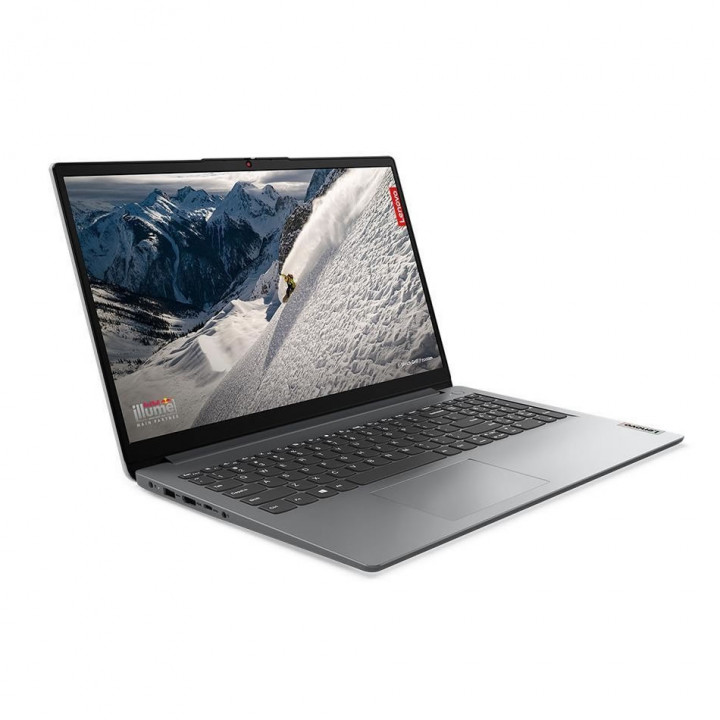 Notebook Lenovo IdeaPad 1i Intel Core I3-1215U, 4GB RAM, SSD 256GB, Tela 15.6" HD, Linux, Cinza - 82VYS00600