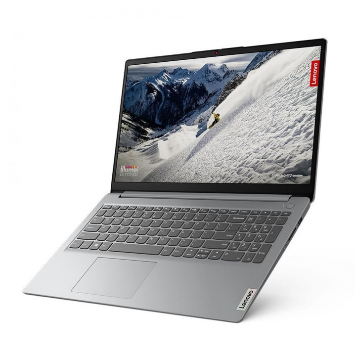 Notebook Lenovo IdeaPad 1i Intel Core I3-1215U, 4GB RAM, SSD 256GB, Tela 15.6" HD, Linux, Cinza - 82VYS00600