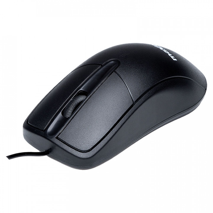 Mouse Maxprint Officeeasy, 3 Botões, 1200DPI, USB, Preto - 60000154
