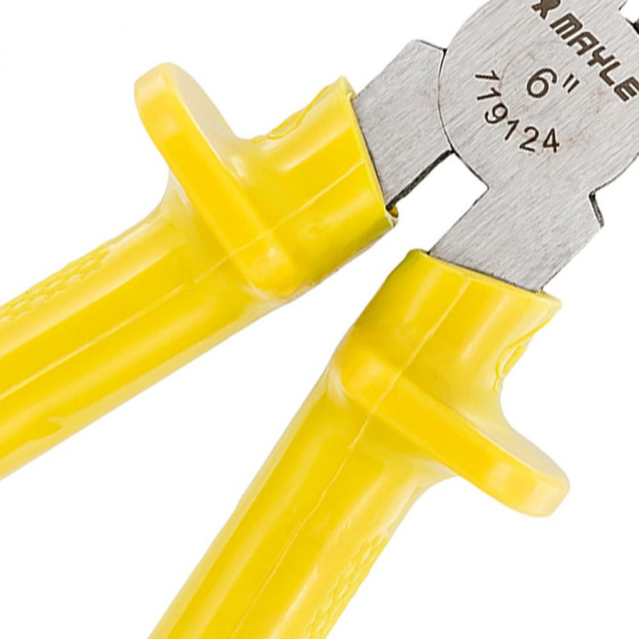 Alicate de Corte Diagonal 6" Mayle, Amarelo - 119124M