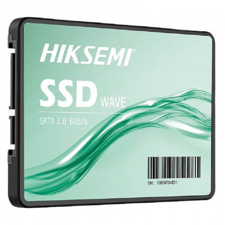 SSD Hiksemi Wave, 240GB, SATA III 6GB/S, 2.5", Leitura 530MB/s, Gravação 400MB/s, Preto - HS-SSD-WAVE(S) 240G